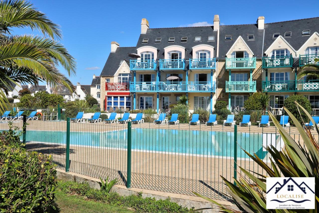 LocaLise au Guilvinec - A28 - Belle vue sur la mer, la piscine et le jardin - - Tout à pied, plages, port, centre, commerces, marché - Wifi inclus - Linge de lit inclus Exterior foto